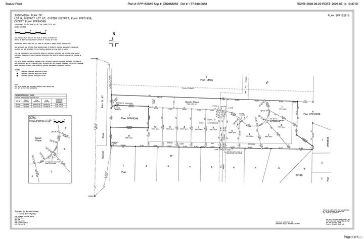 Property Photo: 1 Norah Pl Lot BC V9G 1W4
