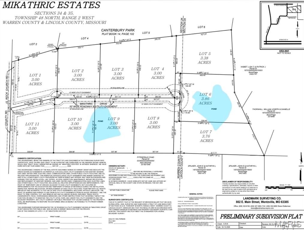 Property Photo: 0 Lot 5 Mikathric Estates MO 63383