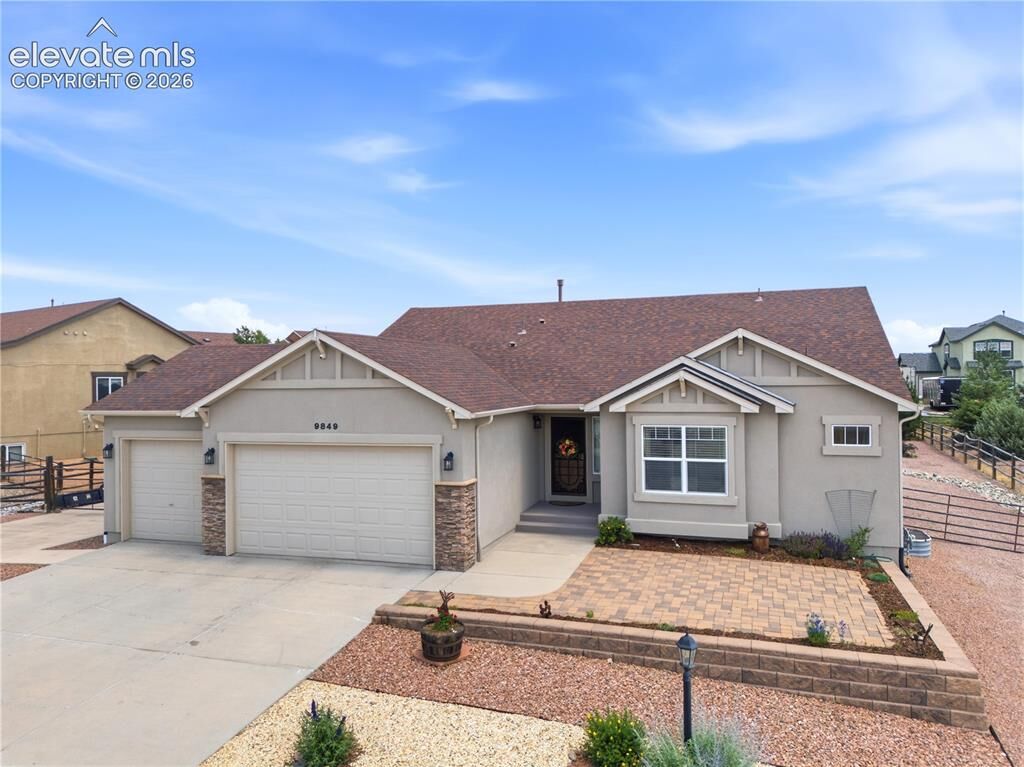 Property Photo: 9849 Rockingham Drive CO 80831