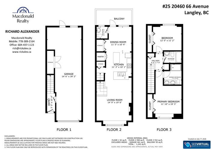 Property Photo: 20460 66 Avenue 25 BC V2Y 3B6