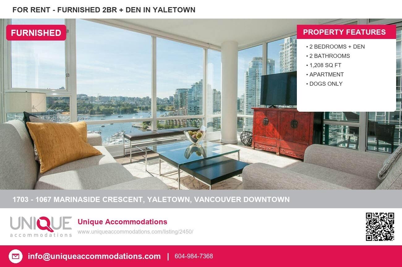 Property Photo:  1067 Marinaside 1703  BC V6Z 3A4 