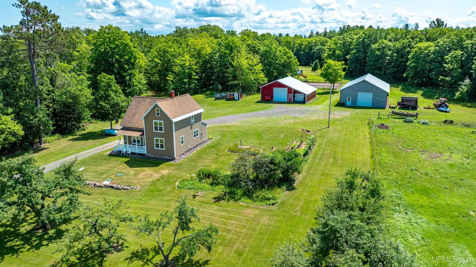 Property Photo:  24551 Upper Point Mills Road  MI 49930 