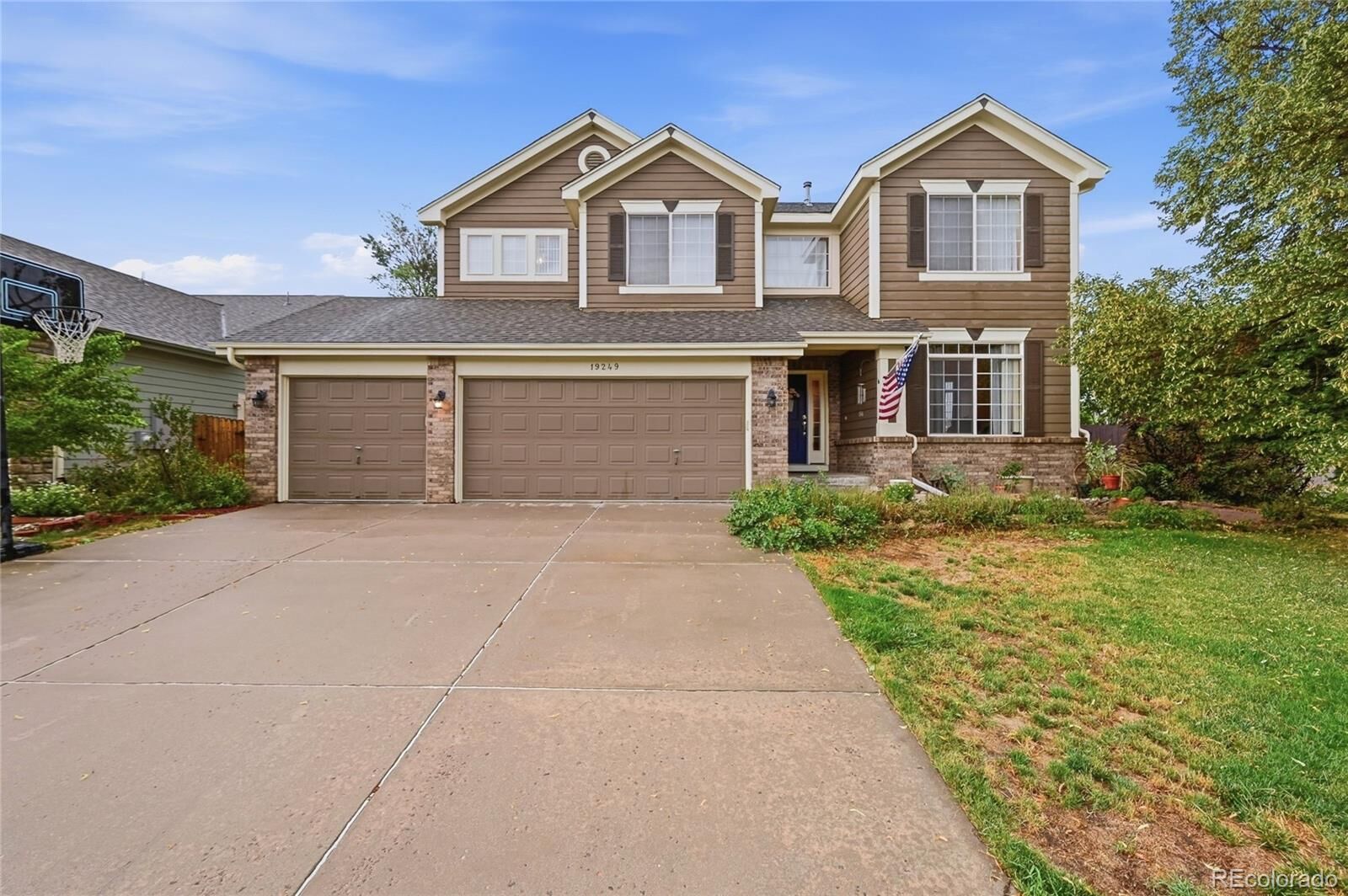 Property Photo: 19249 E Downy Creek Place CO 80134