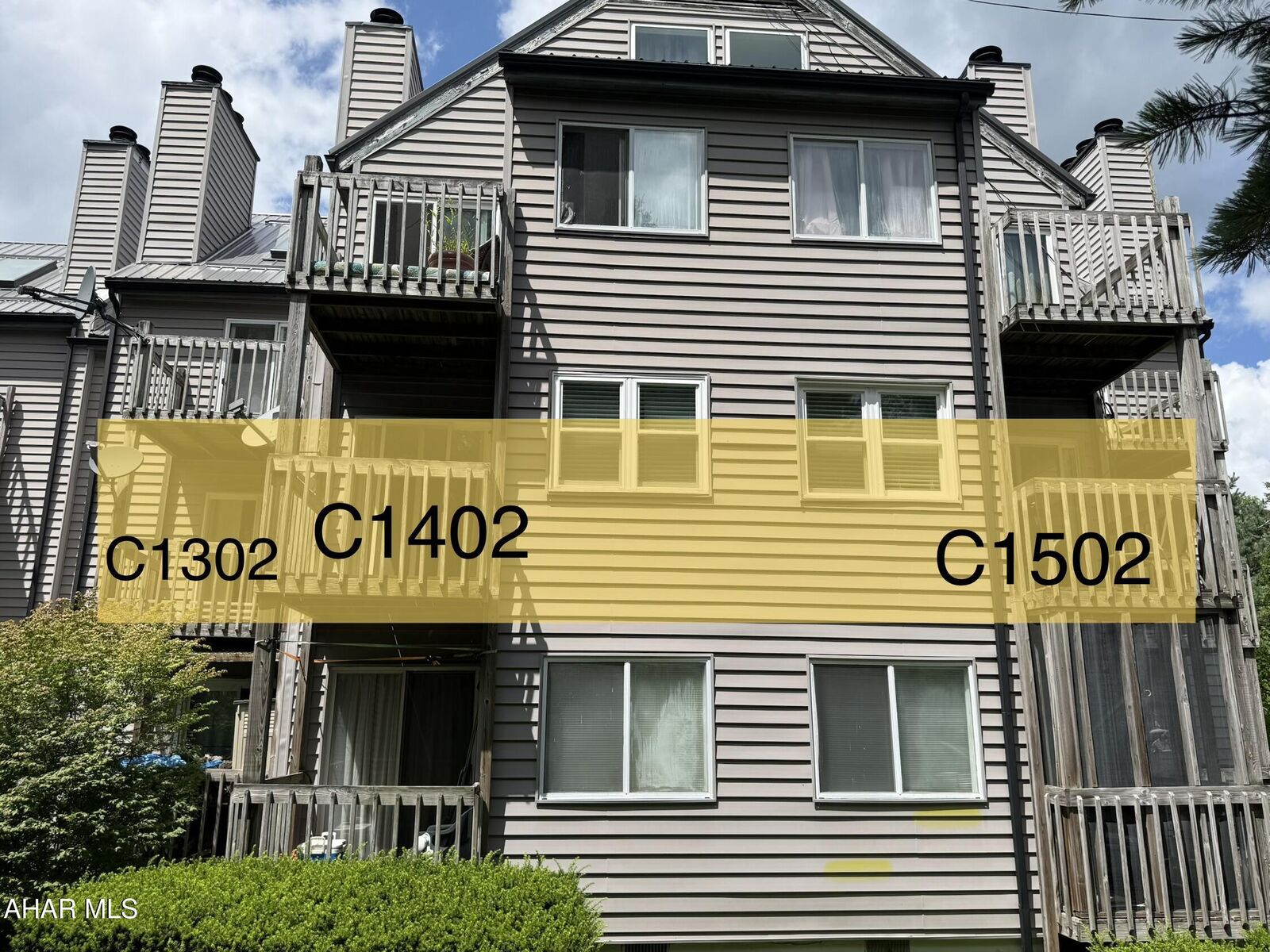 Property Photo: 197 E Valley Point Lane C1302, C1402 , C1502 PA 16625
