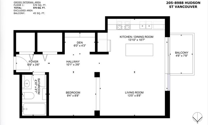 Property Photo:  8988 Hudson Street 205  BC V6P 6Z1 