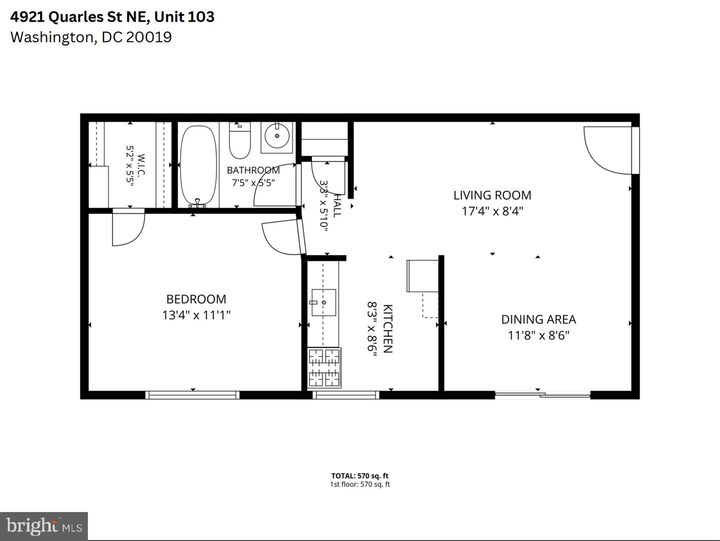 Property Photo: 4921 Quarles Street NE 103 DC 20019