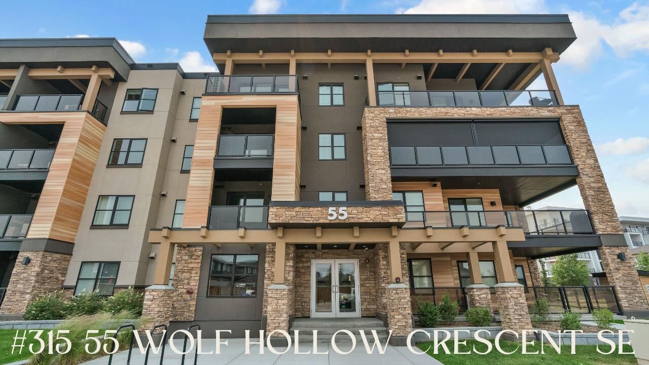 Property Photo:  55 Wolf Hollow Crescent SE 315  AB T2X 5K9 