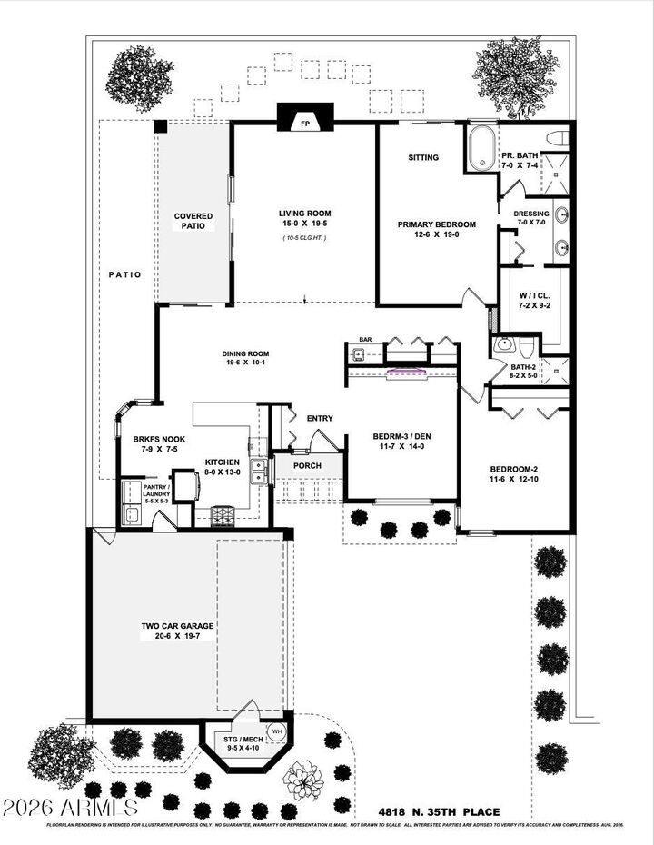 Property Photo: 4818 N 35th Place AZ 85018
