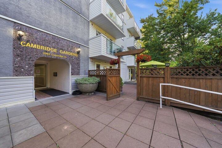 Property Photo: 2983 Cambridge Street 101 BC V3B 7N7