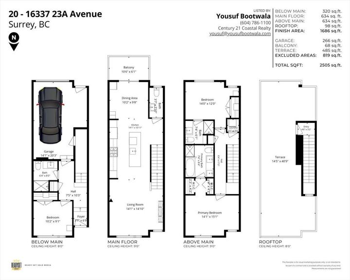 Property Photo: 16337 23A Avenue 20 BC V3Z 0S3