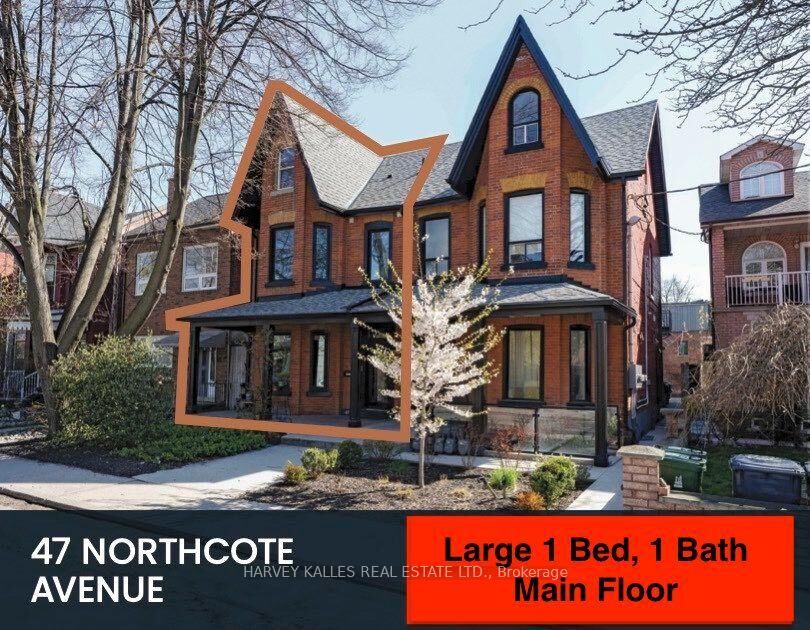 Property Photo: 47 Northcote Avenue 1 ON M6J 3K1