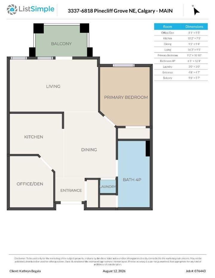Property Photo: 6818 Pinecliff Grove NE 3337 AB T1Y 7L2