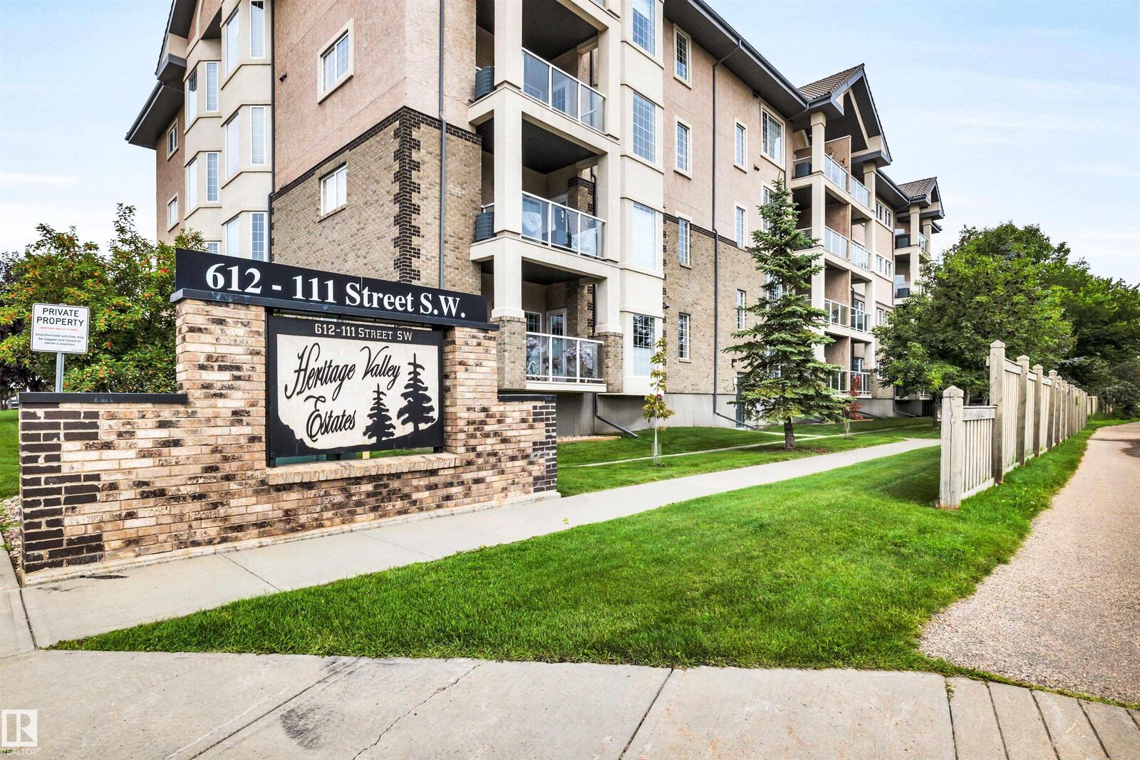 Property Photo: 612 111 Street SW 104 AB T6W 1R9