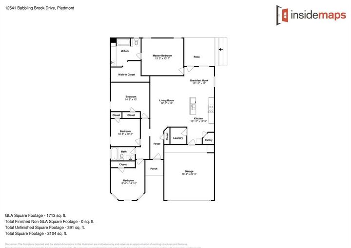 Property Photo:  12541 Babbling Brook Drive  OK 73078 