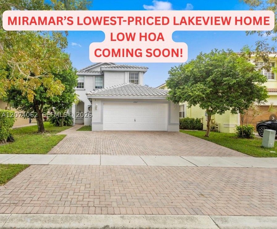 Property Photo: 4261 SW 126th Ave FL 33027