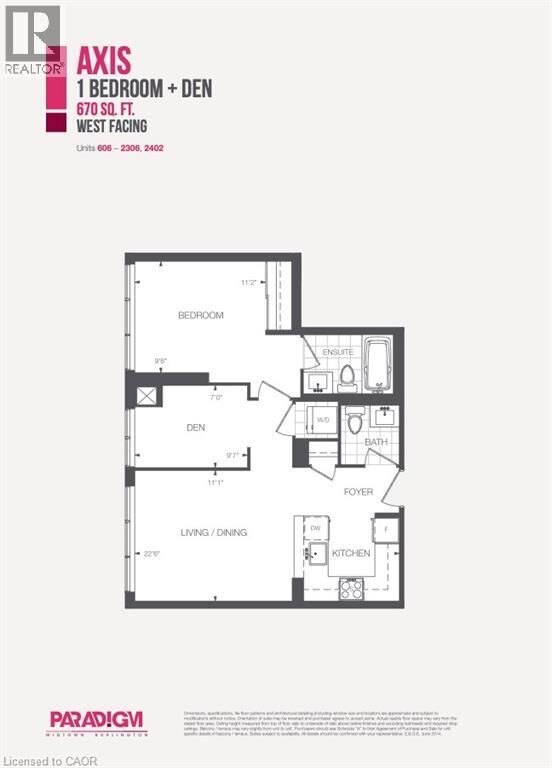 Property Photo: 2087 Fairview Street 1106 ON L7R 0E5