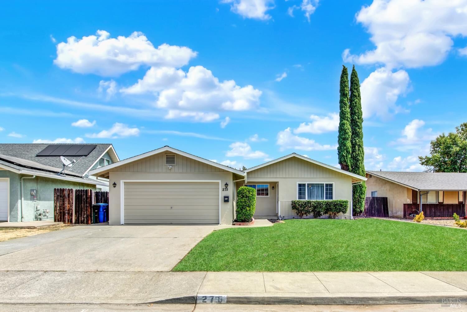 Property Photo:  275 Bowline Drive  CA 95687 