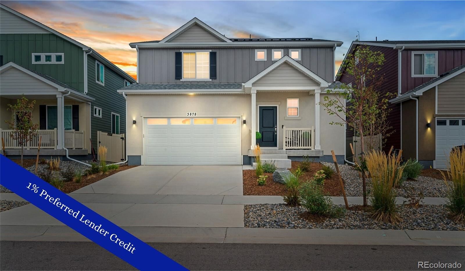 Property Photo: 3878 N Riviera Court CO 80019