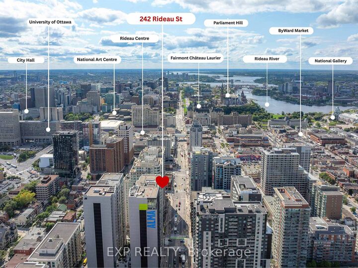 Property Photo:  242 Rideau Street 1906  ON K1N 0B7 