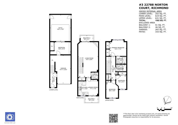 Property Photo:  22788 Norton Court 3  BC V6V 2W7 