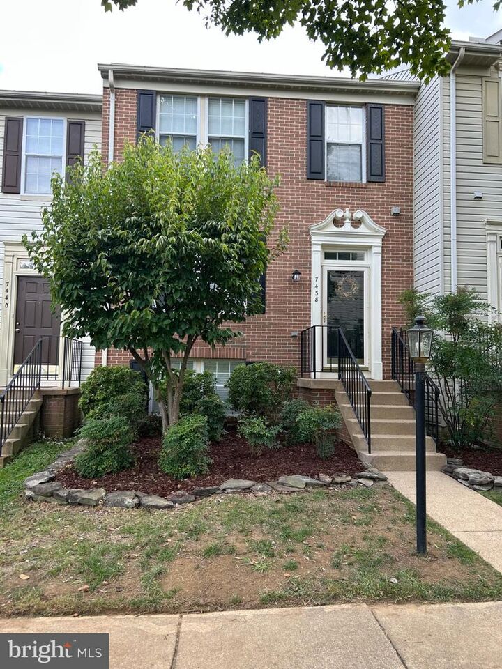 Property Photo: 7438 Gadsby Square VA 22315