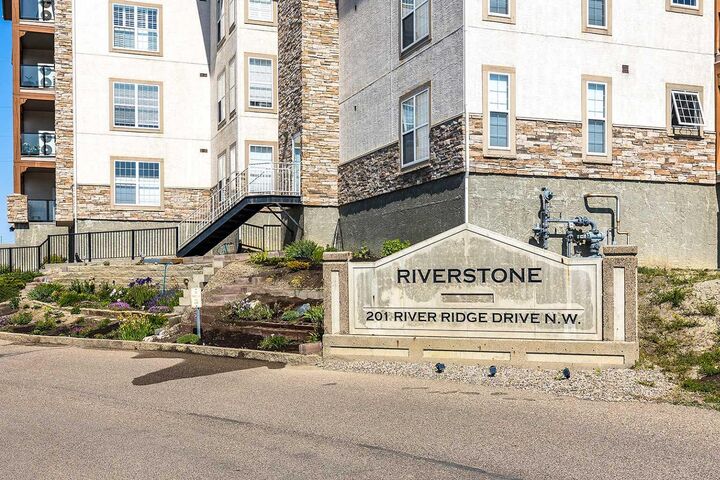 Property Photo:  201 River Ridge Drive NW 329  AB T1A 8V5 