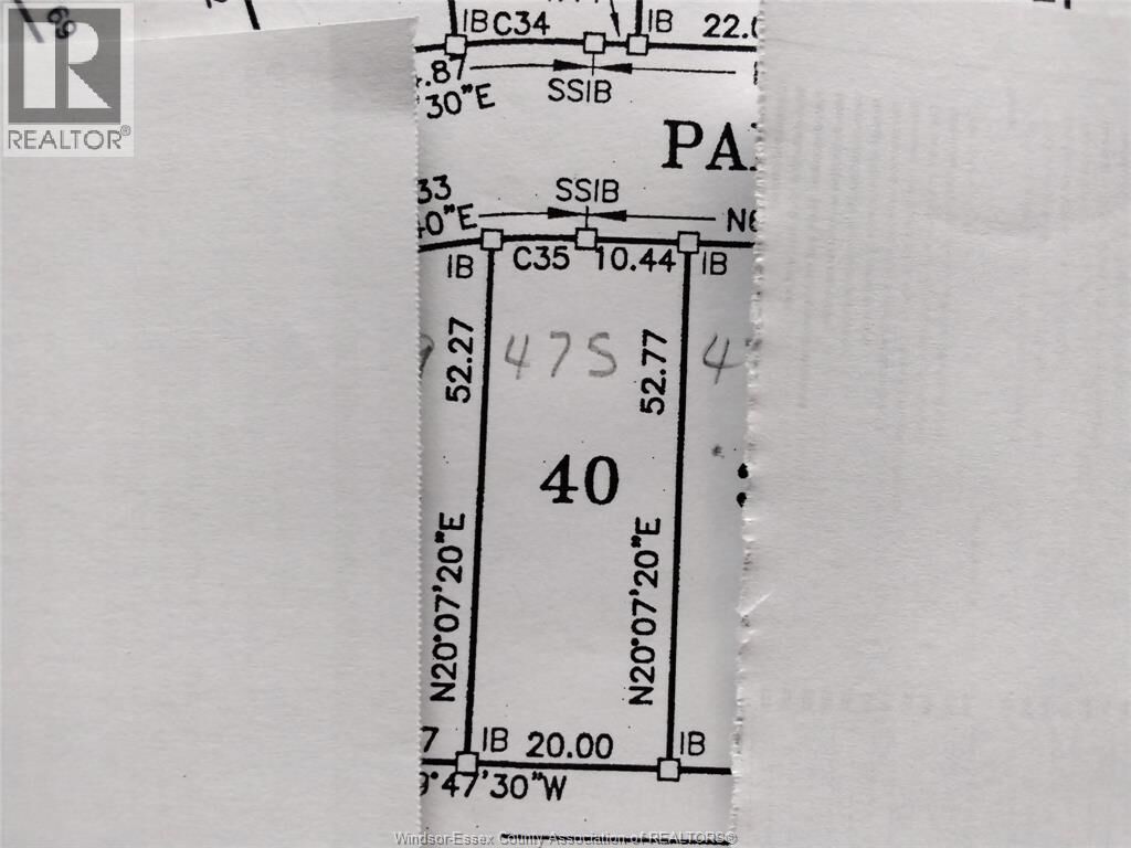 Property Photo:  V/L Pallies Lot 40  ON N9J 0E7 