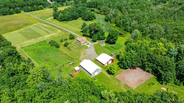 Property Photo:  24551-A Upper Point Mills (10+/- Acres) Road  MI 49930 