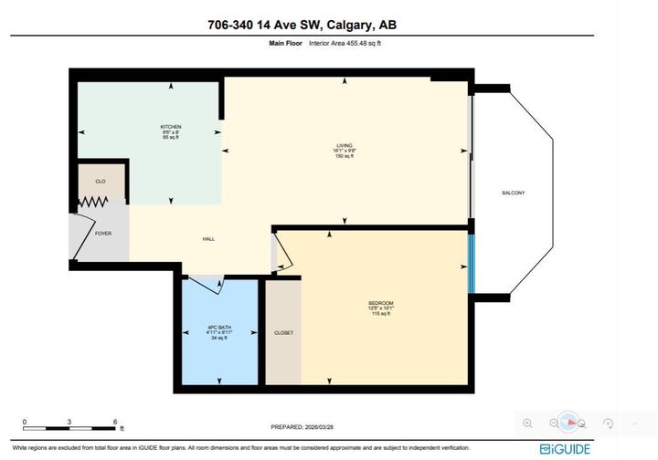 Property Photo:  340 14 Avenue SW 706  AB T3Z 1K4 