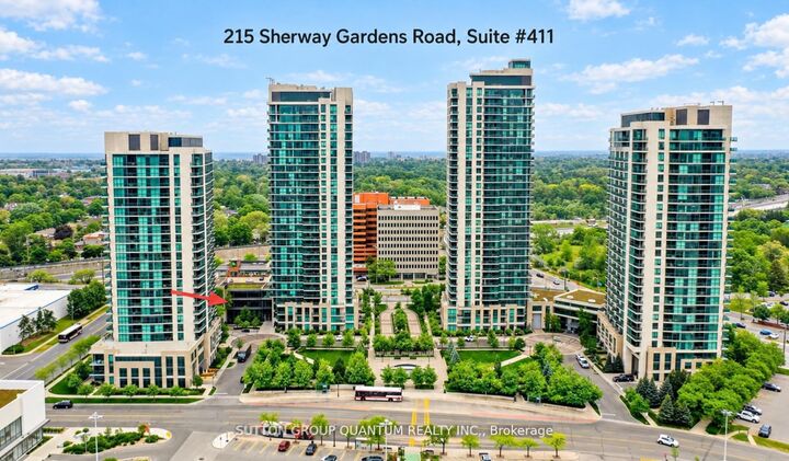 Property Photo: 215 Sherway Gardens Road 411 ON M9C 0A4