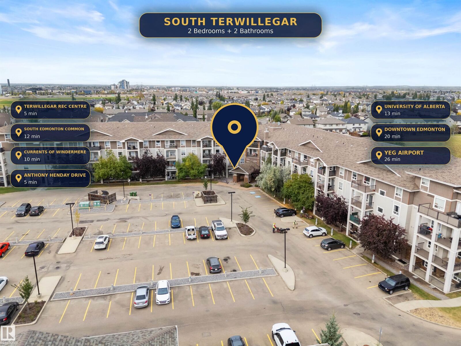 Property Photo:  7327 South Terwillegar Drive NW 7210  AB T6R 0L8 