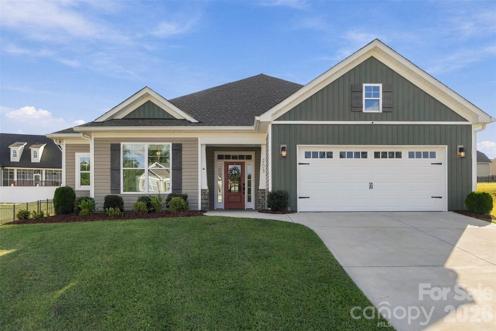 Property Photo:  203 Garden View Lane  NC 28152 