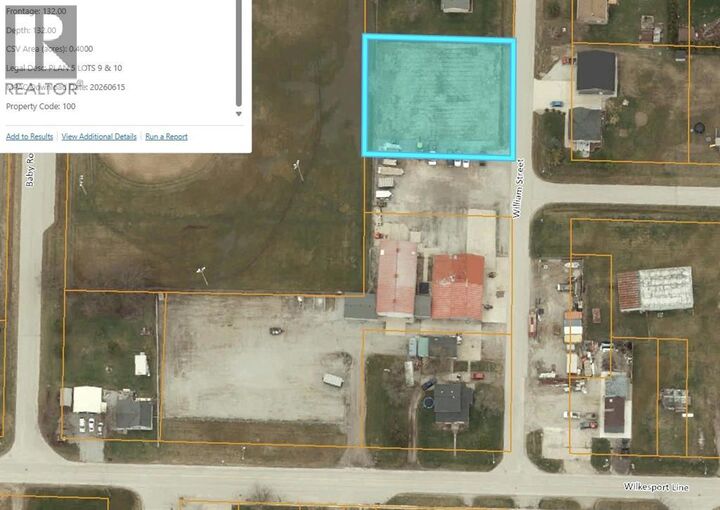 Property Photo:  Lot 9 & 10 William Street  ON N0P 2R0 