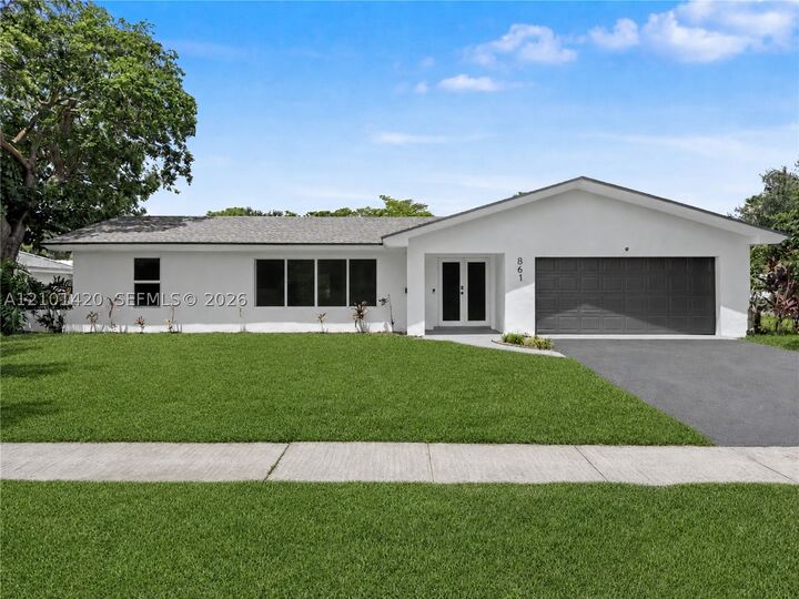 Property Photo:  861 NW 72nd Ave  FL 33317 
