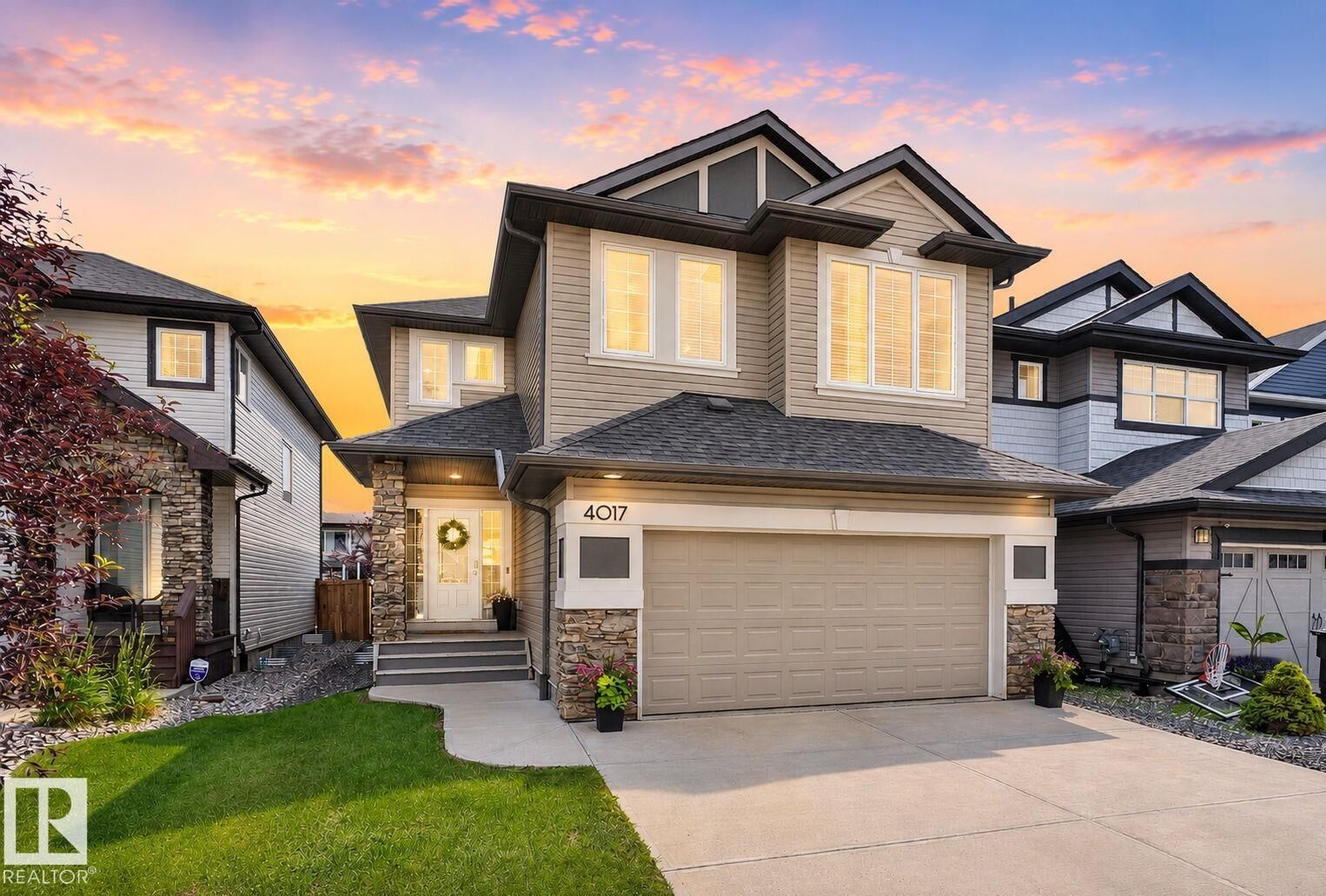 Property Photo: 4017 171A Avenue NW AB T5Y 0Z4