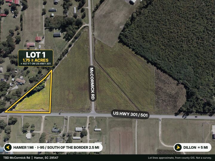 Property Photo: Tbd Highway 301 SC 29547