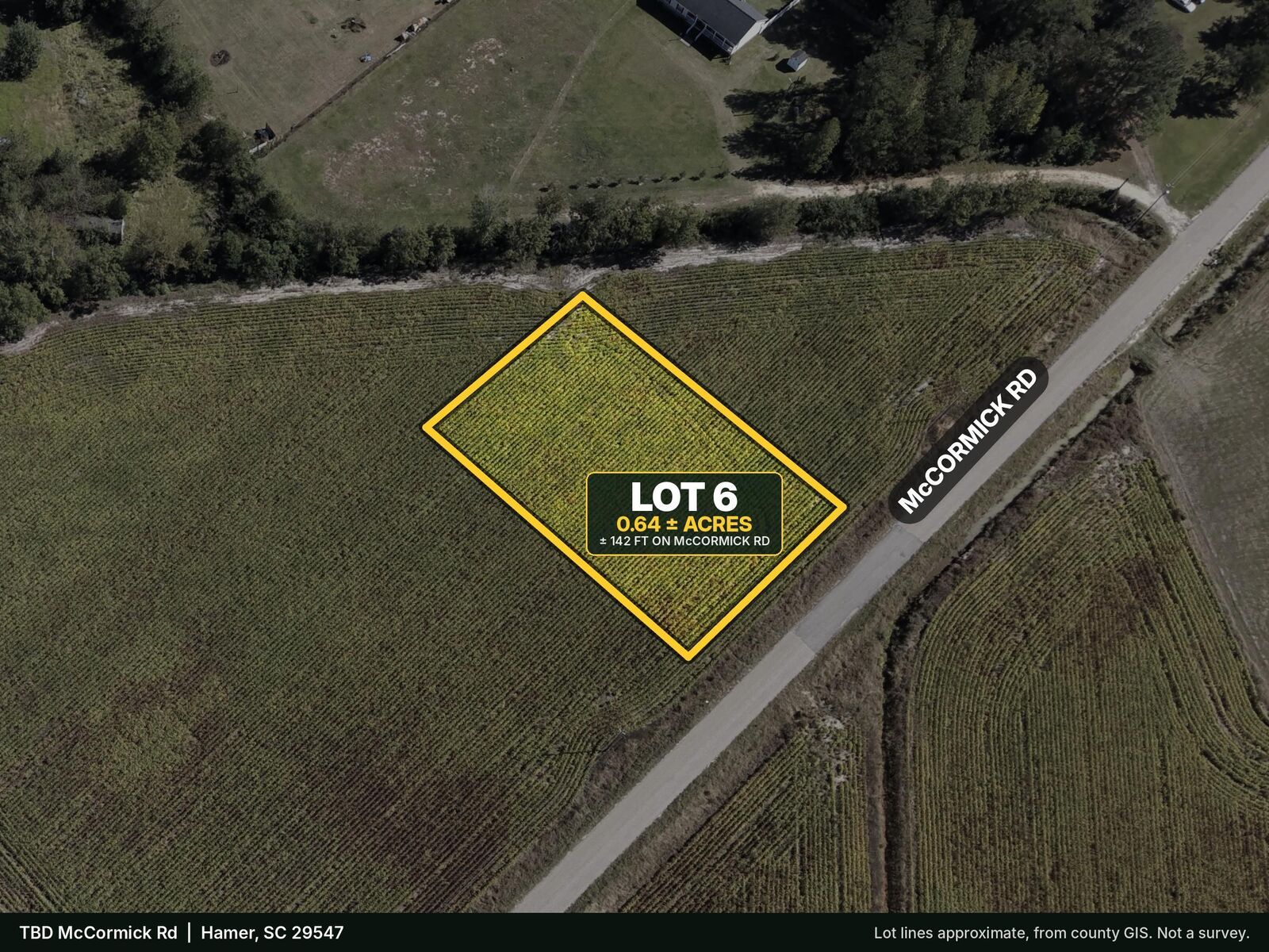 Property Photo:  Tbd McCormick Rd.  SC 29547 
