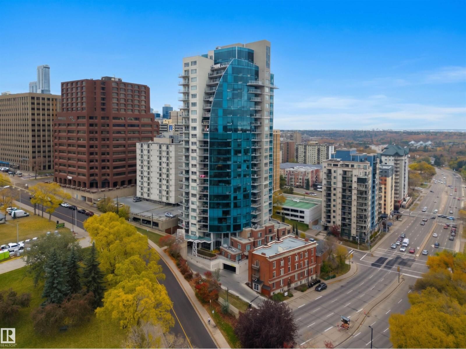 Property Photo:  #203 9720 106 St NW  AB T5K 0K8 