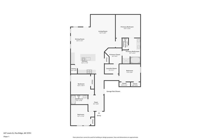 Property Photo:  637 Lewis Street  AR 72751 