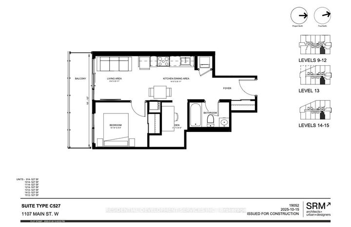 Property Photo:  1107 Main Street W 1214  ON L8S 1B8 