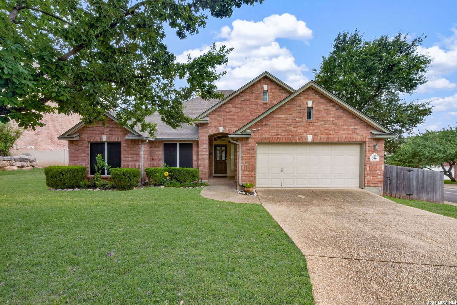 Property Photo: 546 Bosque Vis TX 78258