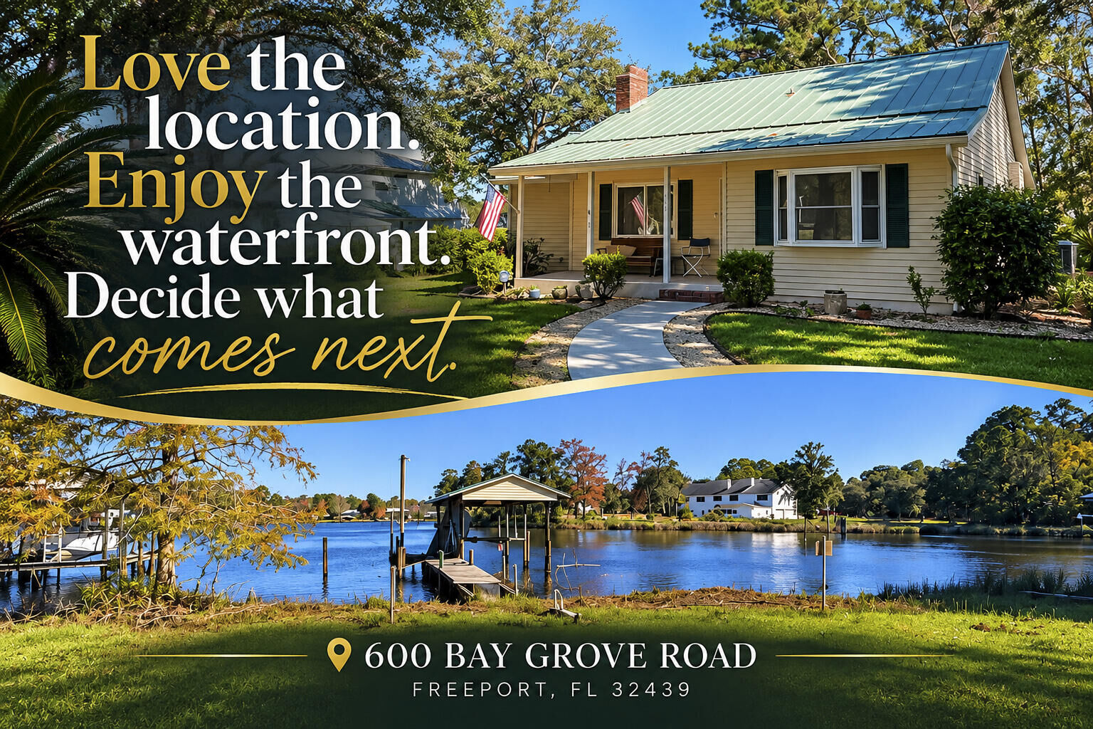 Property Photo:  600 Bay Grove Road  FL 32439 