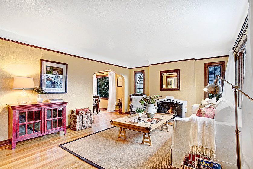 Property Photo: Living room 4709 51st Ave S WA 98118