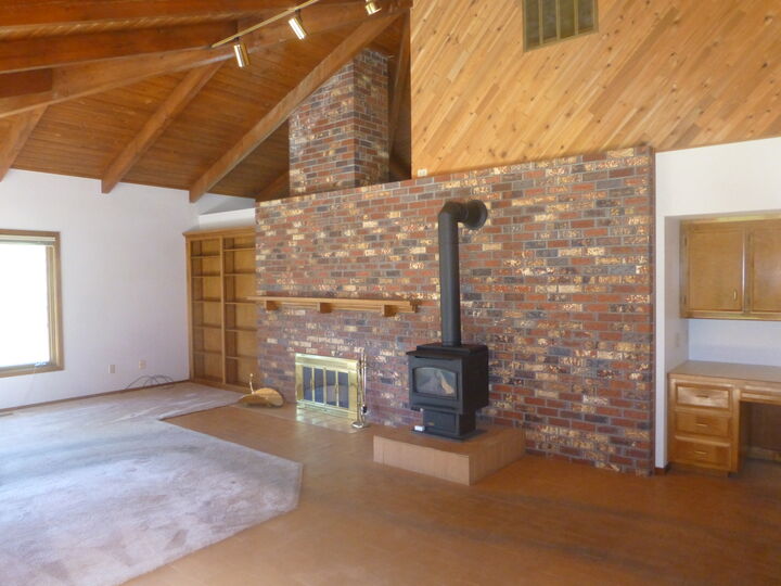 Property Photo: Great room concept with beam cathederal ceilings 1499 Ten Mile Rd  WA 98247 