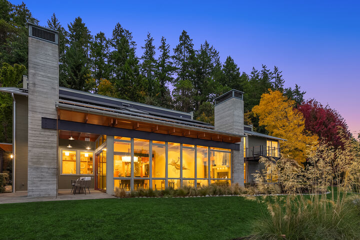 Property Photo: Waterfront Masterpiece 10403 NE Seaborn Road WA 98110