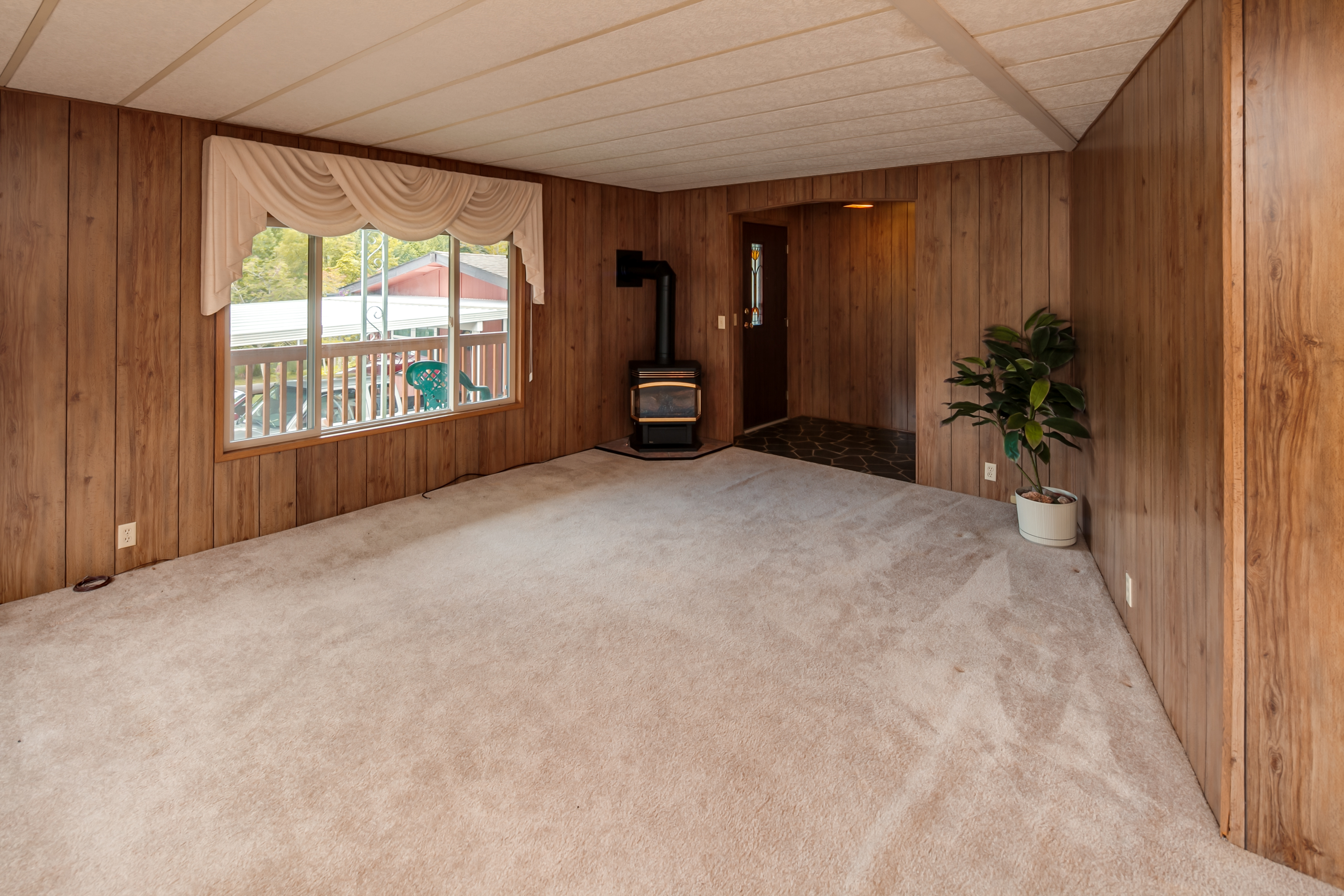 Property Photo: Living room 4915 Samish Wy 106 WA 98229