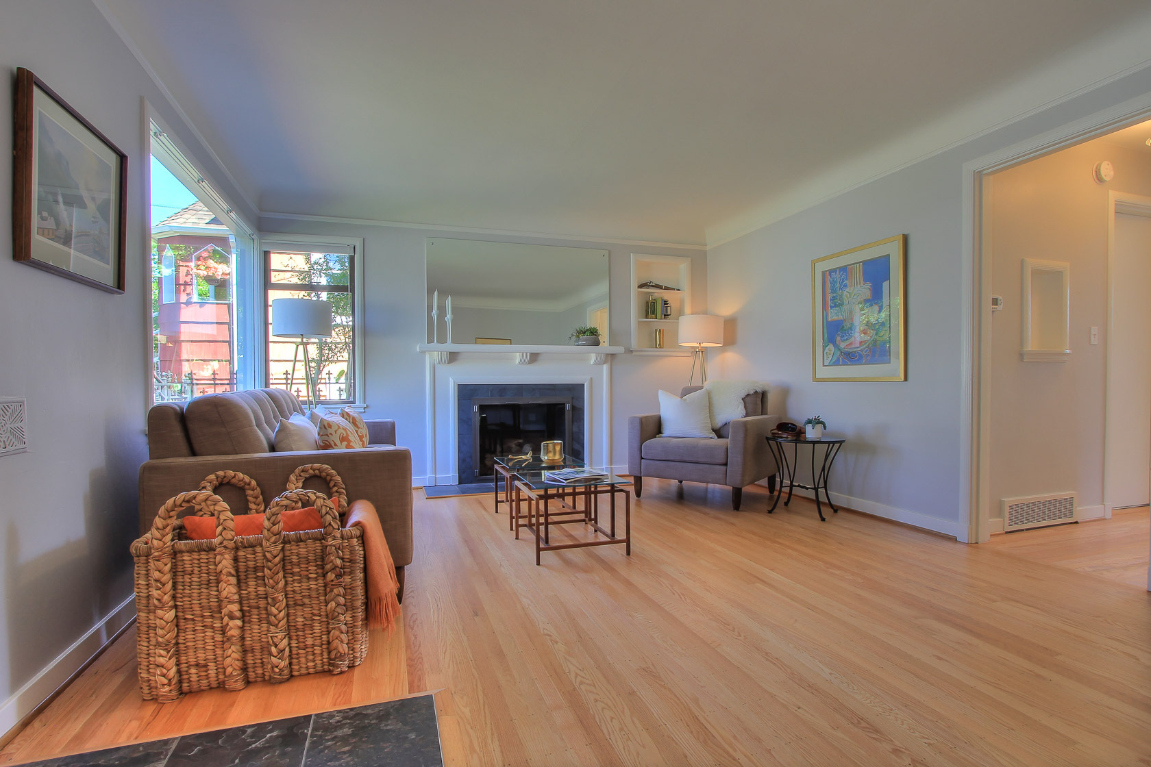 Property Photo: Living room 8042 18th Ave NW  WA 98117 